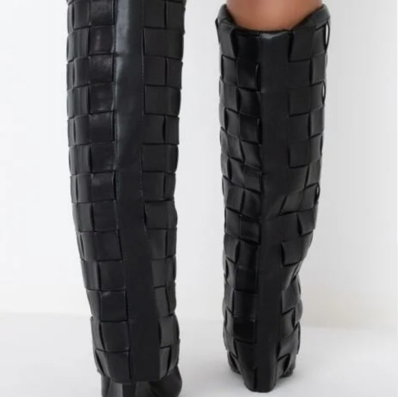 New Kinda Night Wedge Boot Size 10 - Picture 4 of 6